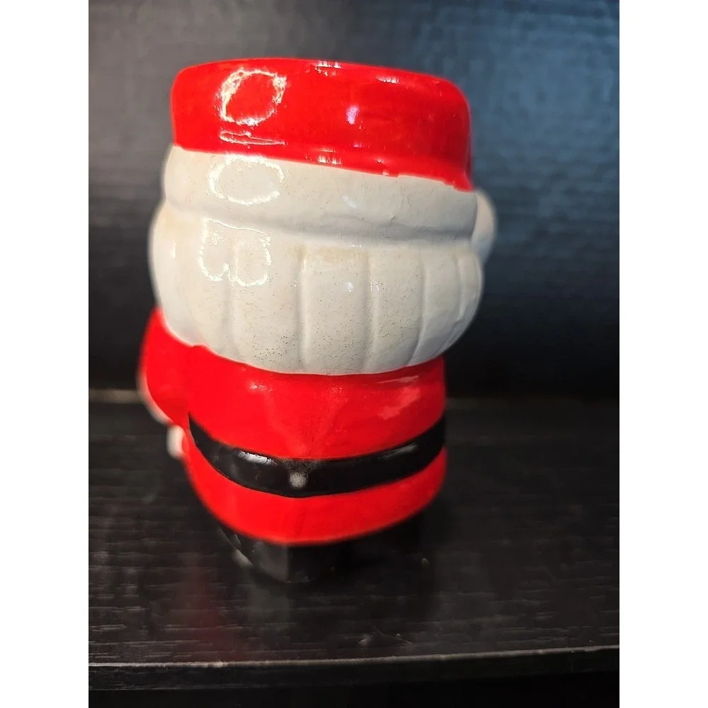 Vintage Santa Ceramic Tealight Candle Holder Made in‎ Japan